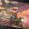 Aetherdrift Captain Howler, Sea Scourge Playmat for Magic: The Gathering by THE MIGHTY HOBBY SHOP
