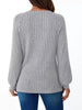 Ribbed Knit Decor Button Long Sleeve T-Shirt by Simply Love