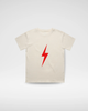 CRIMSON BOLT TEE - CREAM by LITTLE RAD THINGS