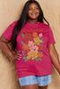Simply Love Full Size GRATEFUL Flower Graphic Cotton T-Shirt by Simply Love