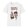 "Pass Me a Fridge Cig" Funny Graphic T-Shirt - Playful Retro Lifestyle Parody Tee by Dog Mom Hat