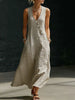Women’s V-Neck Cross-Over Shirt and Wide-Leg Pants Set by FitiqueFit