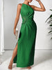 One Shoulder Sleeveless Maxi Dress Elegant & Sophisticated Evening Wear Women Luxury Party Dress by Stevvex