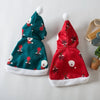 Cat Christmas Clothes Little Red Riding Hood Cape Cloak by My Store