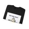 Workhorse Desk Jockey Sweatshirt | corporate burnout parody, collegiate horse design by Tristan’s Treehouse