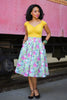 Doris Skirt in Cactus - XS only, 1 left! by Retrolicious
