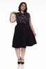 Charlotte Nova Skirt in Black by Retrolicious