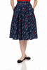 Doris Skirt in Heartbreaker - Small only by Retrolicious