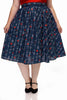 Doris Skirt in Heartbreaker - Small only by Retrolicious