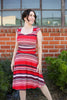 Amelia Dress in Retro Stripes - XS Only by Retrolicious