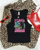 feral girl summer cropped tank by Madness & Mayhem LLC