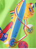 Children's Cartoon Graphic Short Sleeve T-Shirt by Simply Love