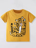 Children's Tiger Graphic Short Sleeve T-Shirt by Simply Love