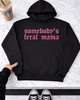 Feral mama Embroidered Hoodie by Madness & Mayhem LLC