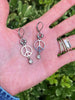 PEACE EARRINGS by Bellaforma Jewelry