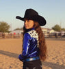 Girls Royal Flush Pearl Snap Rodeo Shirt by Neon Spur