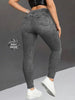Retro Denim-Look Butt-Lifting Yoga Leggings – High-Elastic Fitness Pants by FitiqueFit