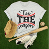 Tis The Season Baseball - Faux Glitter || Tee by The Neeley Design Co Wholesale