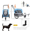 2-in-1, 3 Wheel Pet Jogging Stroller Bike Trailer by Furr Baby Gifts