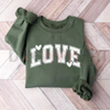 Retro Love Valentines Heart Sweatshirt by Dog Mom Hat