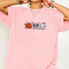 Cutesy Spooky Bows Embroidered T-Shirt – Cute Halloween Tee by Dog Mom Hat