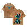 Alastor Hazbin Hotel Wash T-Shirt – Vintage Comic TV Show Graphic Streetwear Tee by Dog Mom Hat