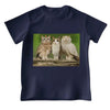 "Meowl with Family" Meme T-shirt - Funny Cat Lover Gift, Unisex Brainrot Tee