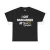 "I Got Narcanned At Olive Garden" Funny Cotton Streetwear T-Shirt – Casual Graphic Tee by Dog Mom Hat