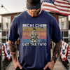 Scarface "Chi Chi Get The Yayo" T-Shirt – Al Pacino Quote Vintage Tee by Dog Mom Hat