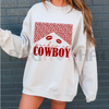 "Howdy Valentine" Western Boots Sweatshirt by Dog Mom Hat