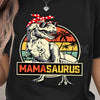 Women’s "MAMA" Print T-Shirt – Fashion Casual Round Neck Graphic Tee, Premium 100% Cotton Minimalist Motherhood Top, Soft Lived-In Heavyweight Stylish Mama Shirt, Made in USA