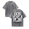 Double Sided Retro Washed 'God Has A Plan' Tee by Dog Mom Hat