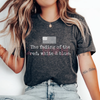 Fading American Flag Graphic Shirt – Comfort Colors® Unisex Streetwear Tee by Dog Mom Hat