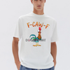 Funny "F-CAW-F" Chicken T-Shirt – Unisex T-Shirt by Dog Mom Hat