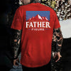 "Father Figure" Funny Dad Tee for Men – Ironic Dad Slogan Fatherhood Humor Gift by Dog Mom Hat