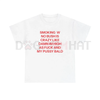 "No Bush" Funny T-Shirt – Bold Political Statement / Adult Humor Graphic Tee, Unisex Sarcastic Apparel by Dog Mom Hat