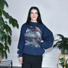 Vintage Loon Nature Graphic Crewneck – Unisex Outdoor Apparel, Wildlife Lover Sweatshirt by Dog Mom Hat