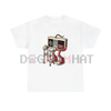Retro Gaming Pattern T-Shirt – Fun Old Video Game Console Design, Unisex Cotton Tee by Dog Mom Hat