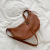 New PU Leather Shoulder Bag for Women Designer Wide Belt Handbags with Chain For LadiesWomen'S Big Bag Spring New Fashion Korean Leisure Half Round Women'S Bag Simple Large Capacity One Shoulder Oblique by Stevvex