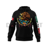 Mexico States Design Black Hoodie – Mapa de México Graphic Pullover by Dog Mom Hat