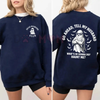 "Dead Husband Club" Sweatshirt – Funny "Go Ahead, Tell My Husband" Slogan, Unisex Graphic Tee, Soft Cotton by Dog Mom Hat