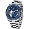 New Men Luxury Watches Leather Strap Waterproof Sport Quartz Chronograph Military Watch Men Clock by Stevvex