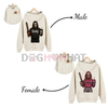 Wifey & Hubby Jason Hoodie – Halloween Couple Outfits, Spooky Horror Movie Shirt, Anniversary Gift by Dog Mom Hat