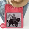 Funny Knight Cat Rider T-Shirt – Medieval Fantasy Ren Faire Tee by Dog Mom Hat