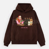 "Hoe Hoe Hoe" Holiday Hoodie – Funny Risqué Christmas Slogan Pullover, Adult Festive Humor Apparel, Unisex
