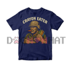 "Crayon Eater" Military Dark Humor T-Shirt by Dog Mom Hat