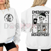 Emergency Department Christmas Sweatshirt by Dog Mom Hat