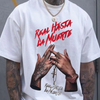 AA Real Hasta La Muerte Fan Shirt - Anuel AA Big Fan Graphic Streetwear Top by Dog Mom Hat