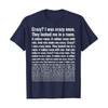 "Crazy? I Was Crazy Once" Funny Trending Meme T-Shirt by Dog Mom Hat