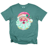 Pink Painted Santa Comfort Colors® T-Shirt – Unique Christmas Holiday Tee by Dog Mom Hat